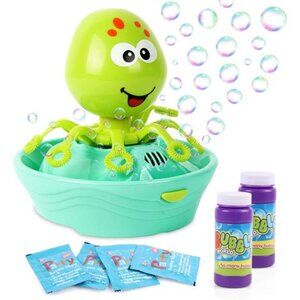 Duckura Toys for Toddler Boy Girls, Octopus Bubble Maker Blower Machine for Kids